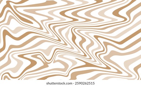 Background pattern of rippled, wavy lines. Retro Swirl Trippy Texture, Milk, and Cream Waves