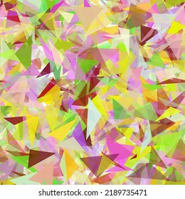 Background pattern seamless design texture. Ratio is square. Theme is about abstract, futuristic, sci-fi, triangles