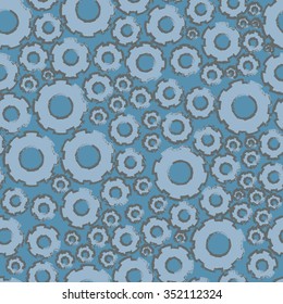 background pattern Seamless with gears