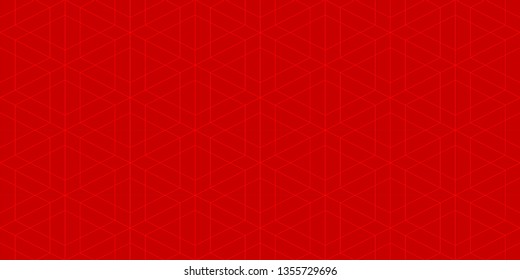 Background Pattern Seamless Geometric Abstract Red Color Vector. Red Background Design.