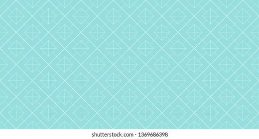 Background pattern seamless geometric abstract green aqua colors vector. Summer background design.