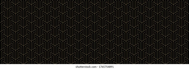 Background pattern seamless geometric line abstract gold luxury color vector. Christmas background.