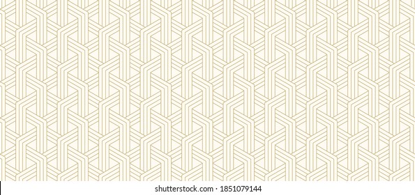 Background pattern seamless geometric line abstract gold luxury color vector. Christmas background.