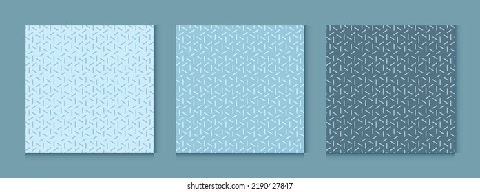 Background pattern seamless geometric line abstract blue tone luxury design vector. Geometric pattern seamless.
