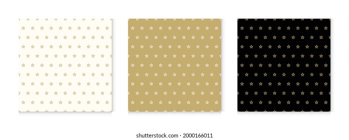 Background pattern seamless geometric star line abstract gold luxury color vector.