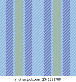 Background pattern seamless of vector stripe texture with a textile fabric lines vertical in blue and light colors.