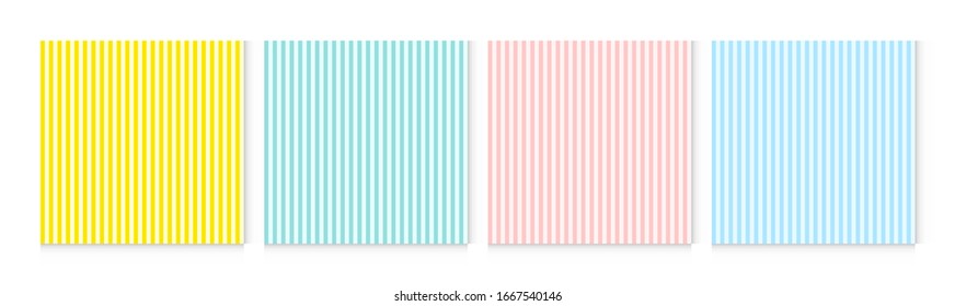Background pattern seamless vertical stripe abstract colorful pastel colors. Summer background design.