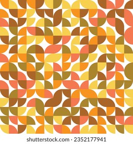 Background Pattern Semicircle Shapes Colorful and has many kinds of circle shapes. great for making the latest mockup