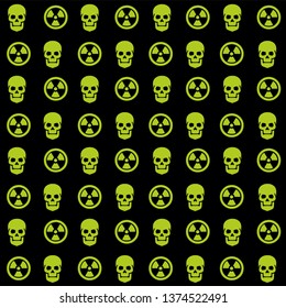 background, pattern with skull