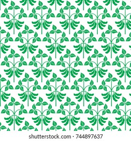background pattern with soybean plant