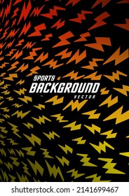 Background pattern for sports jerseys, running jerseys, workout jerseys, racing jerseys, lightning bolt style.