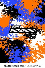 Background pattern for sports shirts, running shirts, activity shirts, racing shirts, style stripes, water color