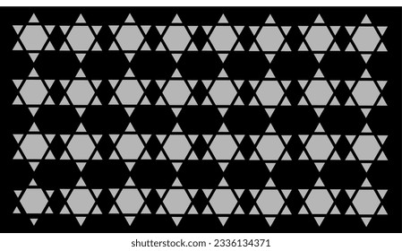Background pattern star of david, Available in eps format