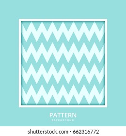 Background pattern stripe seamless vector texture green aqua pastel two tone colors with square frame. Wallpaper backdrop wave striped abstract retro styled. Graphic design geometric shape.