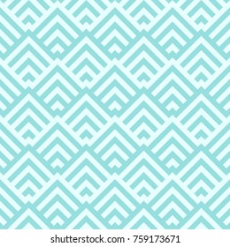 Background pattern stripe seamless vector texture green aqua pastel two tone colors. Wallpaper backdrop chevron striped abstract retro styled. Graphic design geometric shape.