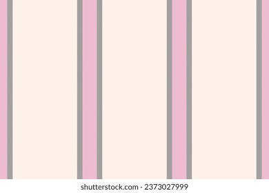 Background pattern textile of texture stripe lines with a fabric vector seamless vertical in sea shell and pink colors.