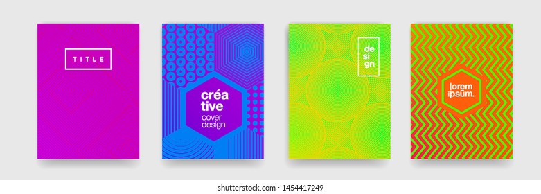 Background pattern texture, abstract geometric vector line design. Graphic color gradient, modern trend shape pattern background