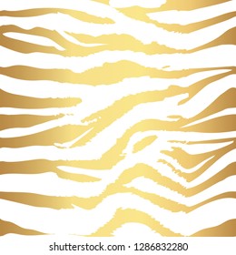 Background pattern texture tiger  and zebra stripe gold jungle safari. Tiger and zebra  seamless pattern. 