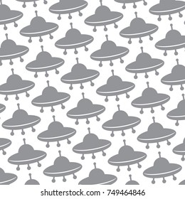 background pattern with ufo