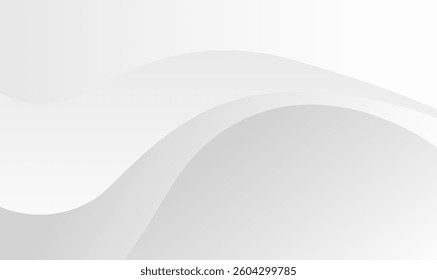 Background or pattern using white and light gray tones, with wavy or curved lines that create a sense of simplicity and order. Suitable for use in design or as a background for various texts.