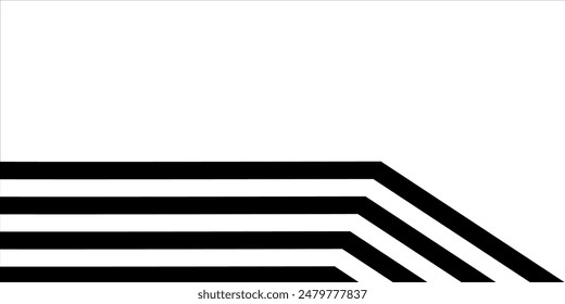 Diseño de Ilustración vectorial de patrón de fondo líneas perpendiculares en blanco y negro sobre un fondo blanco