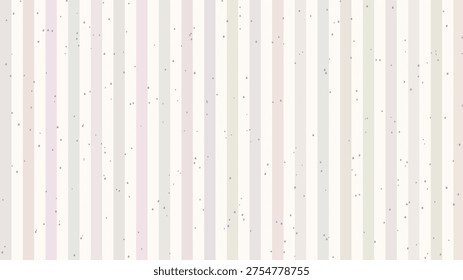 Background pattern with vertical pastel stripes in soft pink beige purple and grey colors featuring delicate confetti dots ideal for feminine baby shower wedding invitation cards texture design