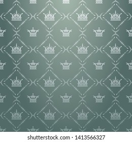 background, pattern, wallpaper in royal style for your design - vector image
