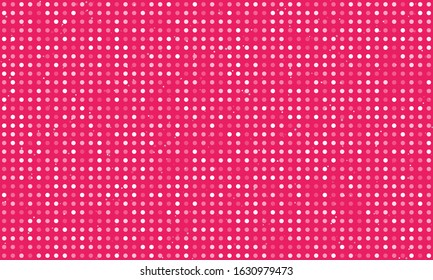Background pattern from white circles of different shades. Vector illustration on pink background with stars