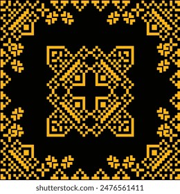 background pattern yellow and black color illustration vector