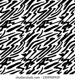 Background pattern of Zebra skins. Seamless pattern. Vector illustration.