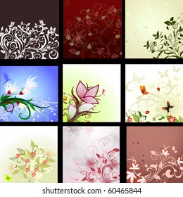 background patterned set