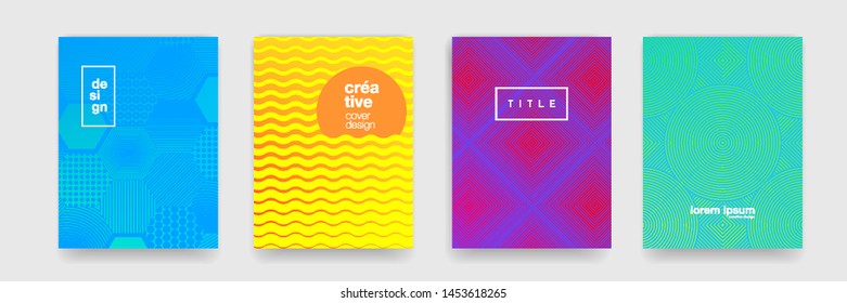 Background patterns, abstract geometric modern gradient texture. Vector colors and simple geometric line wave pattern background