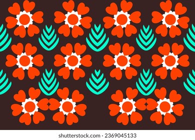 Background patterns illustration design flowers decorative abstract floral texture ornaments seamless wallpaper print geometric textiles colorful graphic fabric beautiful backdrop vector elements fash