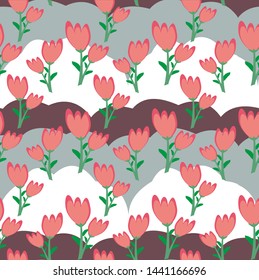 
background patterns with lots of flowers, and colorful.