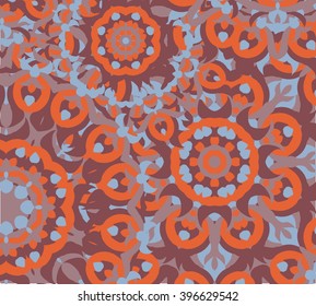 background with patterns of mandalas