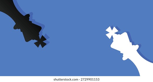 Background pawn king chess game. White and black color king chess