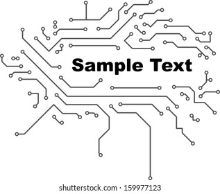 Background in PCB-layout style 