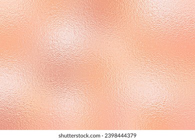 Background peach glitter foil. Texture soft pastel color. Dreamy gradient. Cute shine peachy ombre for girly prints design. Twinkle paper with gloss effect. Light sparkly backdrop. Vector illustration