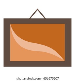 Background photo icon flat color