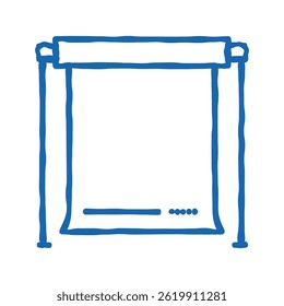 background photo studio equipment doodle icon sketch vector. background photo studio equipment sign. isolated symbol illustration