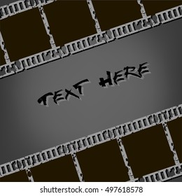 Background from photographic films in retro style. Vector illustration