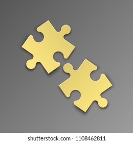 Background piece puzzle pattern. Abstrect puzzles picture. Simple piece puzzle wallpaper template. Vector banner presentation picture.