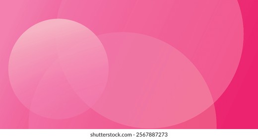 Background Pink Abstract Geometric Circle Shape. Circle shapes composition. design background. Trendy gradient shapes composition. Eps10 vector fluid