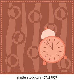 background with pink alarm