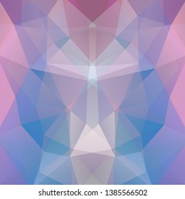 Background of pink, blue geometric shapes. Mosaic pattern. Vector EPS 10. Vector illustration
