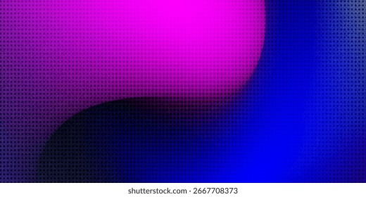 Fondo de partículas de color rosa y azul, específicamente magenta y púrpura. Estos colores evocan una sensación colorida, mostrando un estilo de arte abstracto, EPS 10.