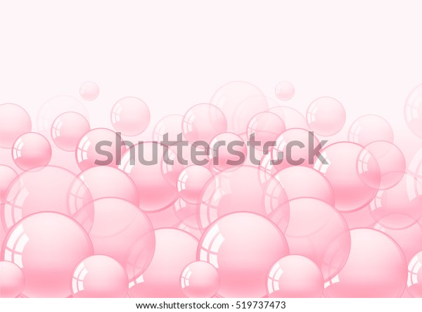 Background Pink Bubble Gum Vector Illustration Stock Vector (Royalty ...