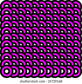 background from pink circle; clip-art