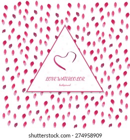 background with pink drops with space for text