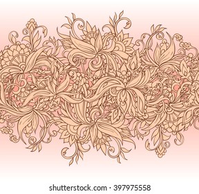 background with pink floral decore